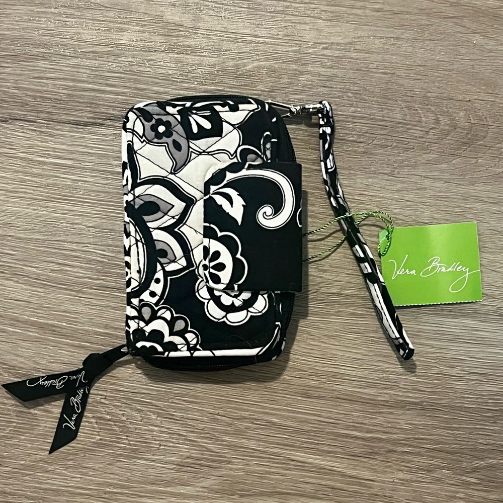 Vera Bradley Black and White Phone Case with Elegant Design